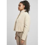 Urban Classics - Dames Winterjas - Witzand - Corduroy Puffer Jack - Korte Snit