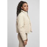 Urban Classics - Dames Winterjas - Witzand - Corduroy Puffer Jack - Korte Snit