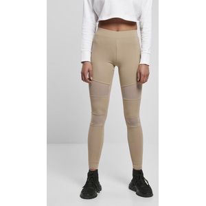 Urban Classics - Tech Mesh Sportlegging - Beige