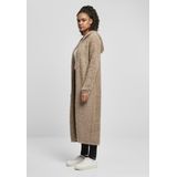 Urban Classics - Gebreid Damesvest - Taupe - Met Capuchon