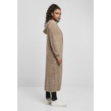 Urban Classics - Gebreid Damesvest - Taupe - Met Capuchon