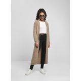 Urban Classics - Gebreid Damesvest - Taupe - Met Capuchon