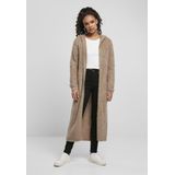 Urban Classics - Gebreid Damesvest - Taupe - Met Capuchon
