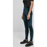 Legging - Glinsterend - Stretch Velours - Hoge Tailleband - Zwart