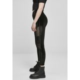 Urban Classics - Velvet Tech Mesh Sportlegging - Zwart