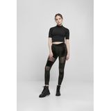 Urban Classics - Velvet Tech Mesh Sportlegging - Zwart