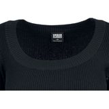 Urban Classics - Wide Neckline Sweater/trui - Zwart