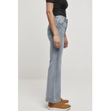 Urban Classics - High Wasit Flared Denim Flared broek Blauw
