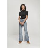 Urban Classics - High Wasit Flared Denim Flared broek Blauw