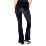 Urban Classics - High Waist Velvet Boot Cut Legging - Zwart