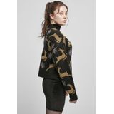 Gebreid Vest - V-hals - Lange Mouw - Normale Pasvorm - Met Motiefprint