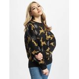 Gebreide Trui - Rood - Acryl - Oversized Met Ronde Halslijn