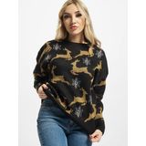 Gebreide Trui - Rood - Acryl - Oversized Met Ronde Halslijn