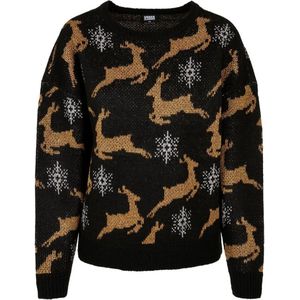 Urban Classics - Oversized Christmaser-big - Sweatshirt - Multicolor - 70% Polyacryl, 20% Polyester, 10% Metallic Garen