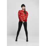 Damestrui - Gebreid - Rood - Acryl/Polyester - Oversized Snit