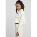 Urban Classics - Oversized High Neck Crew Crop Sweater/Trui - Creme