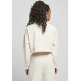 Urban Classics - Oversized High Neck Crew Crop Sweater/Trui - Creme