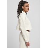 Urban Classics - Oversized High Neck Crew Crop Sweater/Trui - Creme