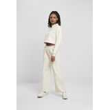 Urban Classics - Oversized High Neck Crew Crop Sweater/Trui - Creme