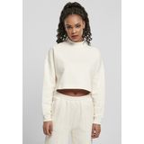 Urban Classics - Oversized High Neck Crew Crop Sweater/Trui - Creme