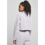 Urban Classics - Oversized High Neck Crew Crop Sweater/Trui - Paars