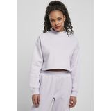 Urban Classics - Oversized High Neck Crew Crop Sweater/Trui - Paars