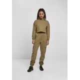 Urban Classics - Oversized High Neck Crew Crop Sweater/Trui - Groen