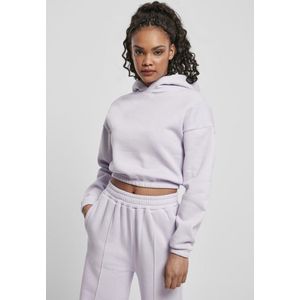 Urban Classics - Short Oversized Sweat Crop Hoodie - Paars