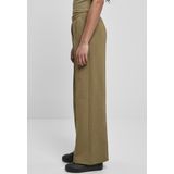 Urban Classics - Straight Pin Tuck Dames joggingbroek   Groen