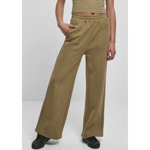 Urban Classics - Straight Pin Tuck Dames joggingbroek   Groen