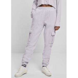 Urban Classics - High Waist Cargo Dames joggingbroek - Paars