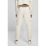 Urban Classics Dames joggingbroek- High Waist Cargo Creme
