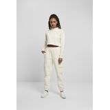 Urban Classics - High Waist Cargo Dames joggingbroek - Creme