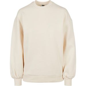 Urban Classics - Oversized Ronde Hals Sweatshirt - Wit Zand - Dames