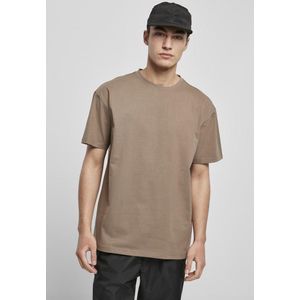 Urban Classics - Heavy Oversized Heren T-shirt - Beige Groen