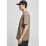 Urban Classics - Heavy Oversized Heren T-shirt - Beige Groen