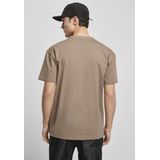 Urban Classics - Heavy Oversized Heren T-shirt - Beige Groen