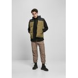 Heren Fleecevest - Polyester - Opstaande Kraag - Ritssluiting - Zwart