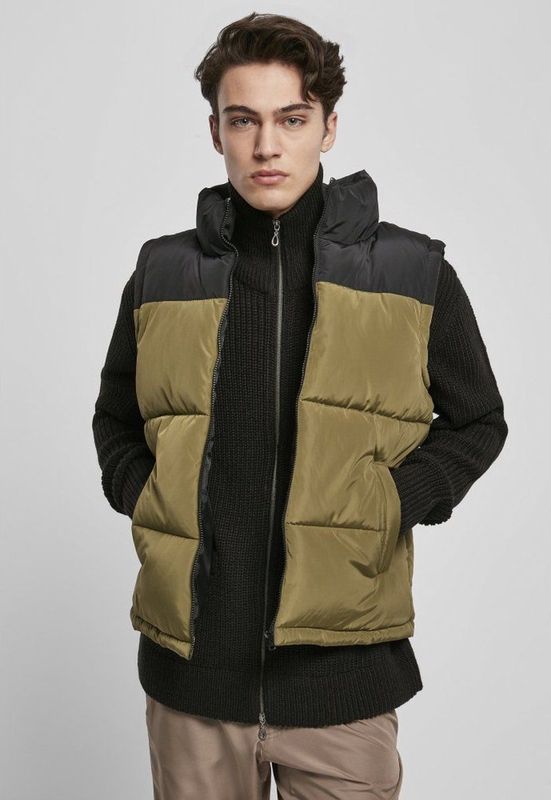 Heren Fleecevest - Polyester - Opstaande Kraag - Ritssluiting - Zwart