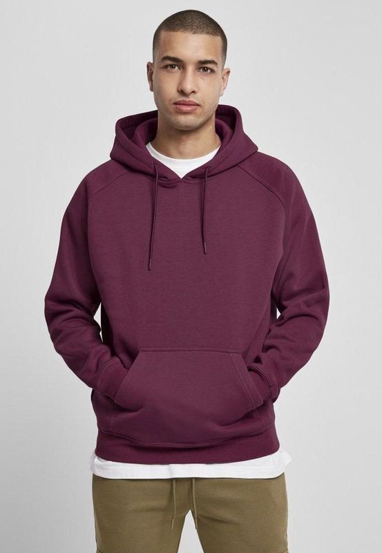 Urban Classics - Blank Hoodie/trui - Bordeaux rood