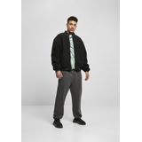Urban Classics - Herenjas - Sherpa - Zwart - Polyester - Extra Grote Pasvorm