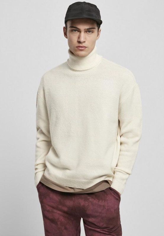 Urban Classics - Oversized Roll Neck Big - Trui - Zwart