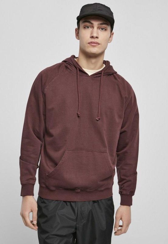 Urban Classics - Overdyed Hoodie/trui - Bordeaux rood