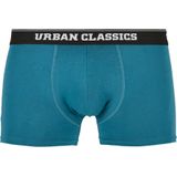 Urban Classics - Boxershorts - Marineblauw - Set van 3 - Kerstmotief