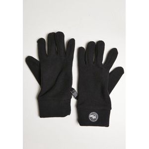 Urban Classics Hiking Polar Fleece Gloves Unisex handschoenen, zwart, maat S-M