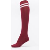 Urban Classics - College Sokken - Bordeauxrood - 2-Pack