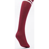 Urban Classics - College Sokken - Bordeauxrood - 2-Pack