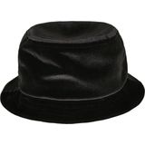 Urban Classics - Velvet Bucket hat / Vissershoed - Zwart
