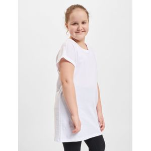 Urban Classics - Organic Extended Shoulder Kinder T-shirt - Kids 110 - Wit