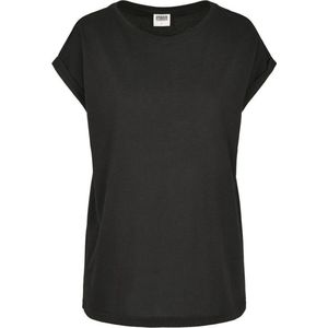 Urban Classics - Organic Extended Shoulder Kinder T-shirt - Kids 110 - Zwart